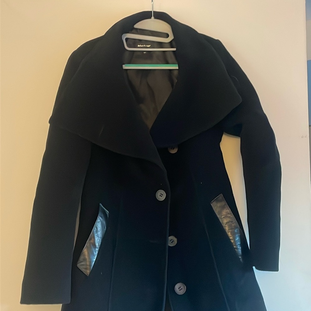 Mackage Mona Wool Cashmere Peacoat